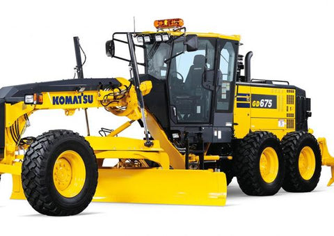 Komatsu GD675-7, GD655-7, GD675-7E0 Motor Grader Shop Repair Manual SEN06741-06 DOWNLOAD PDF