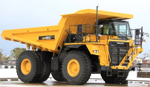 Komatsu HD465-7E0 Rigid Dump Truck Operation & Maintenance Manual S/N 10001-10731 PDF Download - Manual labs