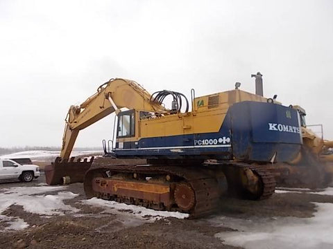 Komatsu PC1000SE-1 Excavator Shop Service Repair Manual S/N 10001-UP PDF Download - Manual labs