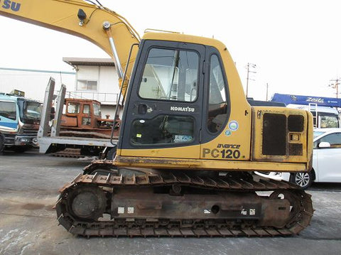 Komatsu PC120-6E0 Excavator Operation & Maintenance Manual S/N 70001-UP PDF Download - Manual labs