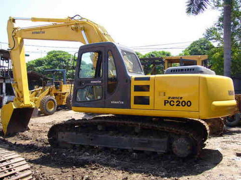 Komatsu PC200-6/LC-6 Excavator Operation & Maintenance Manual S/N 80001-UP PDF Download - Manual labs