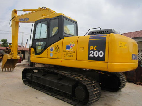 Komatsu PC200-7 Excavator Operation & Maintenance Manual S/N 200001-UP PDF Download - Manual labs