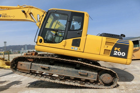 Komatsu PC200-8 Excavator Operation & Maintenance Manual S/N C60001-UP PDF Download - Manual labs