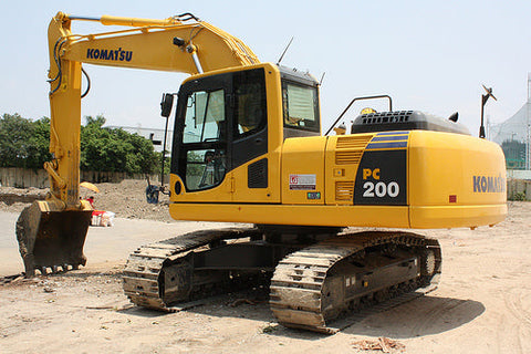 Komatsu PC200LC-6 Excavator Shop Service Repair Manual S/N 70001 & up PDF Download - Manual labs