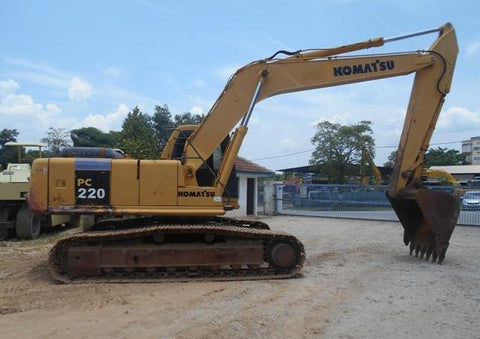 Komatsu PC220-2 Excavator Shop Service Repair Manual S/N 11001-UP PDF Download - Manual labs