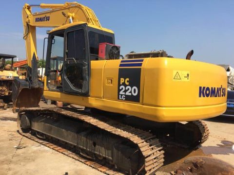 Komatsu PC220LC-7L Excavator Operation & Maintenance Manual S/N A86001-UP PDF Download - Manual labs