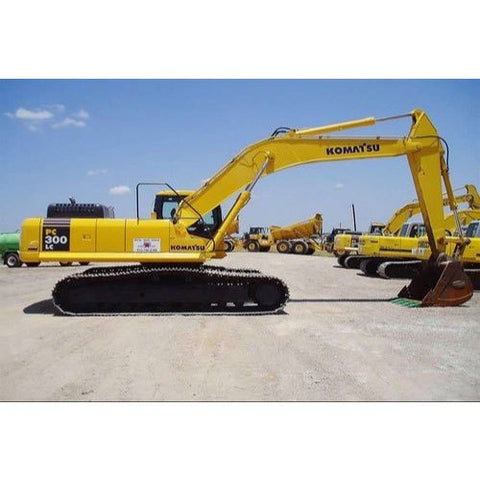 Komatsu PC300LC-1 Excavator Operation & Maintenance Manual S/N 10001-UP PDF Download - Manual labs