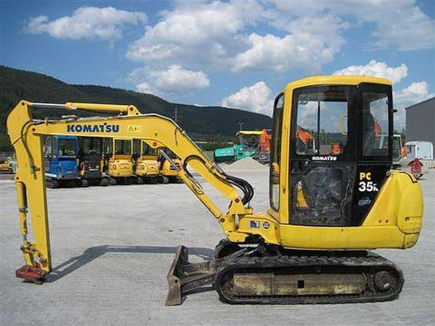 Komatsu PC35R-8, PC45R-8 Hydraulic Excavator Service Repair Manual SN: F20518 and up, F20666 and up Download PDF - Manual labs