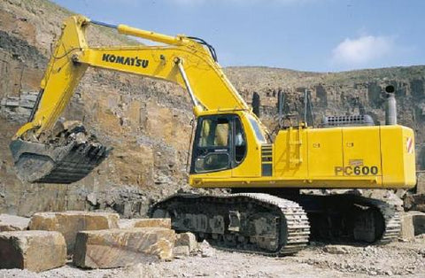 Komatsu PC600LC-6A Excavator Shop Service Repair Manual S/N 10001-UP PDF Download - Manual labs