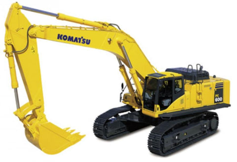 Komatsu PC600LC-8 Excavator Operation & Maintenance Manual S/N 30001-UP PDF Download - Manual labs