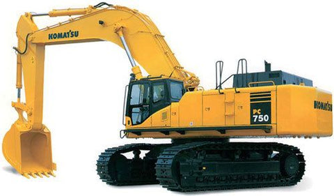 Komatsu PC750LC-7 Excavator Operation & Maintenance Manual S/N 20001-UP PDF Download - Manual labs