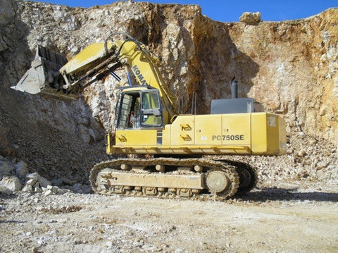 Komatsu PC750SE-6K Excavator Operation & Maintenance Manual S/N K30001-UP PDF Download - Manual labs