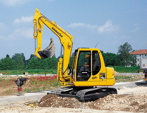 Komatsu PC75R-2 Hydraulic Excavator Service Repair Manual SN: 22E5200763 and up Download PDF - Manual labs