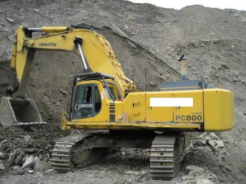 Komatsu PC800-6 Excavator Operation & Maintenance Manual S/N 30001-UP PDF Download - Manual labs