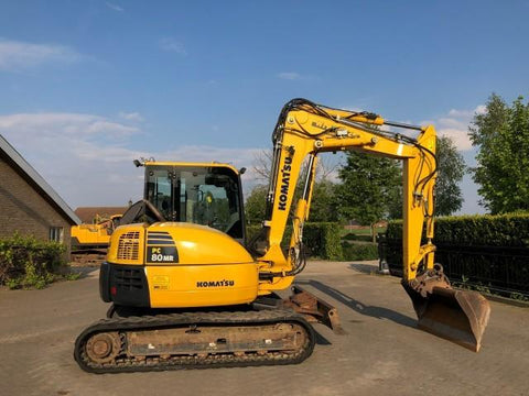 Komatsu PC80MR-3 Hydraulic Excavator Service Repair Manual SN: F00003 and up Download PDF - Manual labs