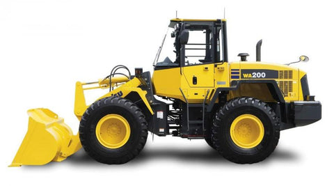 Komatsu WA200-6 Wheel Dozer Operation & Maintenance Manual S/N 70001-UP PDF Download - Manual labs
