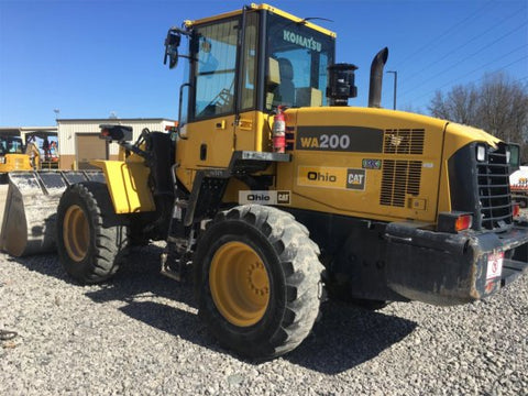 Komatsu WA200-6 Wheel Loader Shop Service Repair Manual S/N  70001-UP PDF Download - Manual labs
