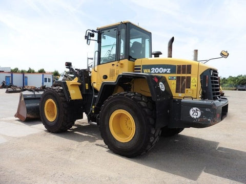 Komatsu WA200PZ-6 Wheel Loader Shop Service Repair Manual S/N 70001-70882 PDF Download - Manual labs