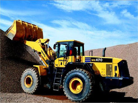 Komatsu WA470-6 Wheel Dozer Operation & Maintenance Manual S/N 90216-UP PDF Download - Manual labs