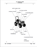 Kubota B1700HSD Tractor Parts Catalogue Manual - PDF File Download