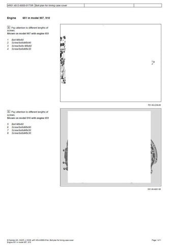 M651 Engine Service Manual, covering models up to 2020. This detailed PDF file is an essential resource for both DIY enthusiasts and professional mechanics, providing step-by-step instructions, troubleshooting tips, and maintenance guidelines to ensure your engine runs smoothly and efficiently. With clear diagrams and expert insights, you'll have everything you need to keep your vehicle in peak condition. Don't miss out on this invaluable tool for maintaining your Mercedes-Benz download your copy today!