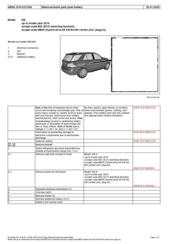  Unlock the full potential of your Mercedes-Benz W166 with our comprehensive service manual, available in a convenient PDF format. Covering all models up to 2020, this manual provides detailed instructions, diagrams, and troubleshooting tips to ensure your vehicle runs smoothly and efficiently. Whether you're a seasoned mechanic or a DIY enthusiast, this essential resource will empower you to perform maintenance and repairs with confidence, saving you time and money. Don't miss out on the opportunity to enh