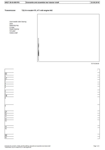 Unlock the full potential of your Mercedes with the comprehensive 722.9 Transmission Service Manual, covering models up to 2020. This easy-to-navigate PDF file is packed with essential information, including detailed service procedures, troubleshooting tips, and maintenance guidelines to ensure your transmission operates at peak performance. Whether you're a seasoned mechanic or a DIY enthusiast, this manual is your go-to resource for keeping your vehicle in top shape. Invest in your car's longevity and per