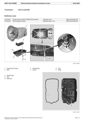 Unlock the full potential of your Mercedes with the comprehensive 722 Transmission Service Manual in PDF format. This essential guide provides detailed instructions, diagrams, and troubleshooting tips to help you maintain and repair your transmission with confidence. Whether you're a seasoned mechanic or a DIY enthusiast, this manual ensures you have the knowledge and tools needed to keep your vehicle running smoothly. Don't miss out on the opportunity to enhance your automotive skills and prolong the life 