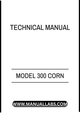 MODEL 300 CORN HUSKER TECHNICAL MANUAL TM1121 - PDF FILE