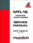 MTL16 - Mustang Track Loader Service Repair Manual 908312 Revision C – 06/11 - PDF File Download
