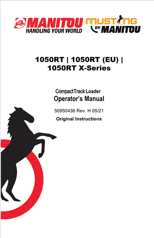 MUSTANG 1050RT (50950436) OPERATOR'S MANUAL - PDF FILE