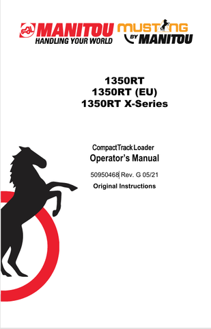 MUSTANG 1350RT (50950468) OPERATOR'S MANUAL - PDF FILE