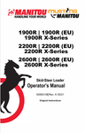 MUSTANG 1900R, 2200R, 2600R (50950108) OPERATOR'S MANUAL - PDF FILE