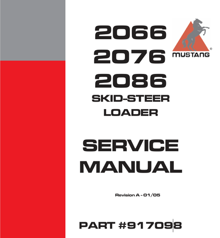 MUSTANG 2066, 2076, 2086 (917098) SERVICE MANUAL - PDF FILE