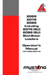 MUSTANG 2066, 2076, 2086 (917326) OPERATOR'S MANUAL - PDF FILE