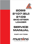 MUSTANG 2099, 2107, 2109 (917036) SERVICE MANUAL - PDF FILE