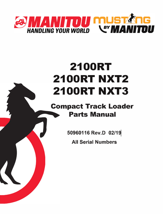 MUSTANG 2100RT (50960116) PARTS MANUAL - PDF FILE