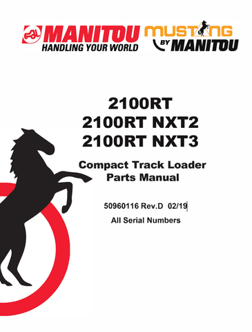 MUSTANG 2100RT (50960116) PARTS MANUAL - PDF FILE