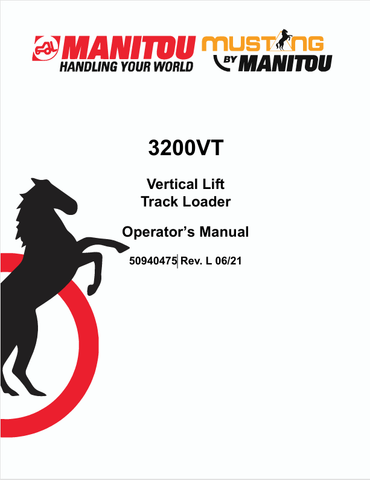 MUSTANG 3200VT (50940475) OPERATOR'S MANUAL - PDF FILE