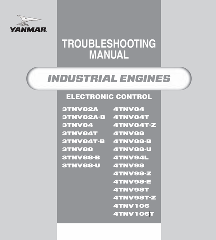 MUSTANG 3TNV82A (50950006) TROUBLESHOOTING MANUAL - PDF FILE