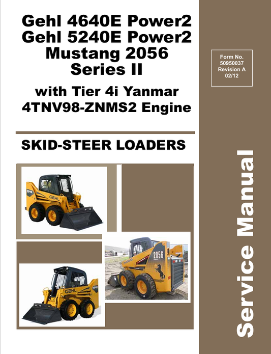 MUSTANG 4640E, 5240E (50950037) SERVICE MANUAL - PDF FILE