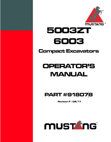 MUSTANG 5003ZT, 6003 (918078) OPERATOR'S MANUAL - PDF FILE