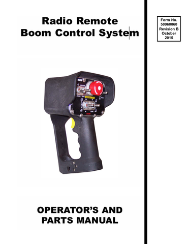 MUSTANG (50960060) OPERATOR'S AND PARTS MANUAL - PDF FILE