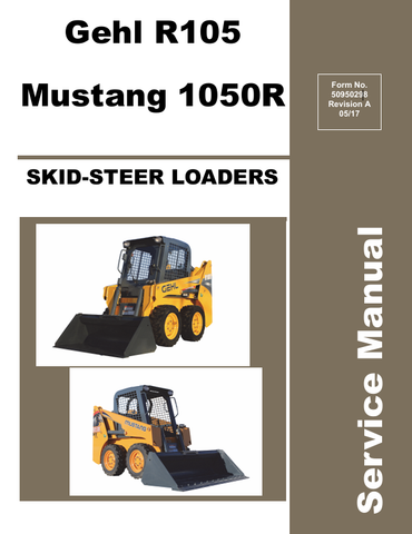 MUSTANG GEHL R105 (50950298) SERVICE MANUAL - PDF FILE