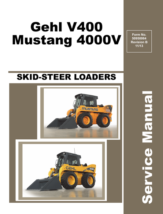 MUSTANG GEHL V400, 4000V (50950064) SERVICE MANUAL - PDF FILE