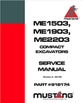 MUSTANG ME1503, ME1903, ME2203 (918174) SERVICE MANUAL - PDF FILE