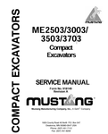MUSTANG ME2503, 3003, 3503, 3703 (918149) SERVICE MANUAL - PDF FILE