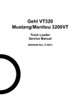 MUSTANG MONITOU TRACK LOADER (50940548) SERVICE MANUAL - PDF FILE