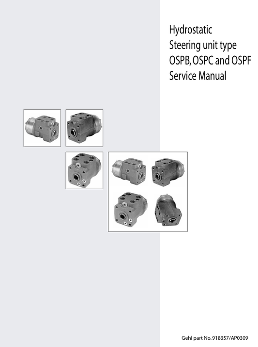 MUSTANG OSPB, OSPC, OSPF (918357) SERVICE MANUAL - PDF FILE