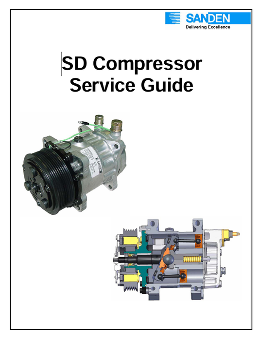 MUSTANG SD COMPRESSOR (202022) SERVICE MANUAL - PDF FILE